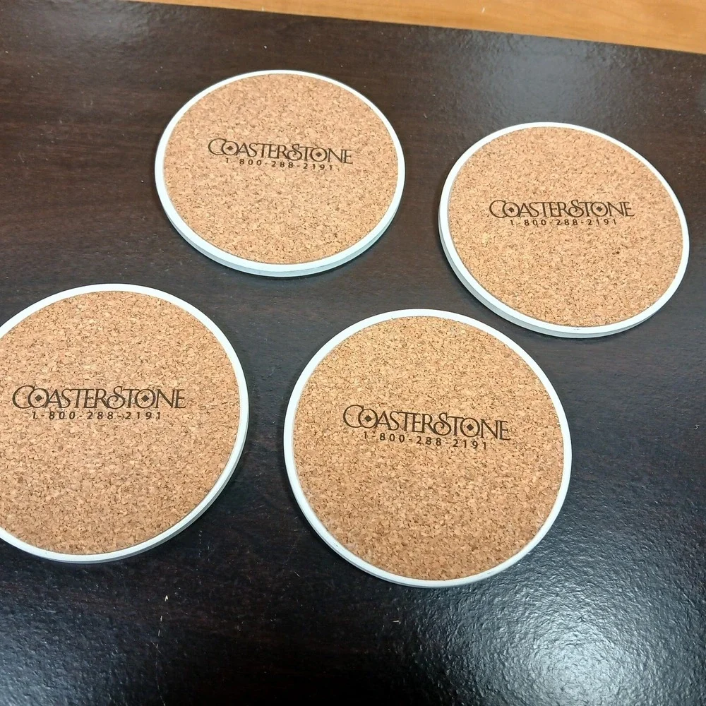 Set Of 4 Absorbent Stone Coasters - Texas Hold 'Em Poker By Coaster Stone